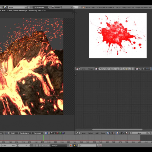 Blender Volcano Tutorial 04