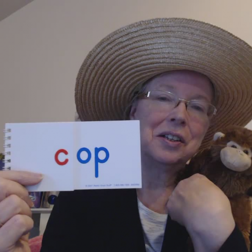 Mrs. Nichols and Tops the Monkey Introduces the 'op' Word Family