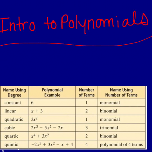 Algebra 1 Unit 7