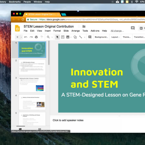 STEM-Designed Lesson: The Lac Operon