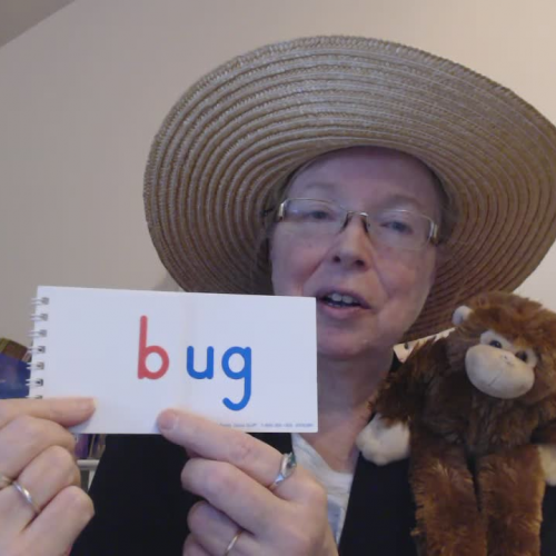 Mrs. Nichols and Tops the Monkey Introduces the 'ug' Word Family