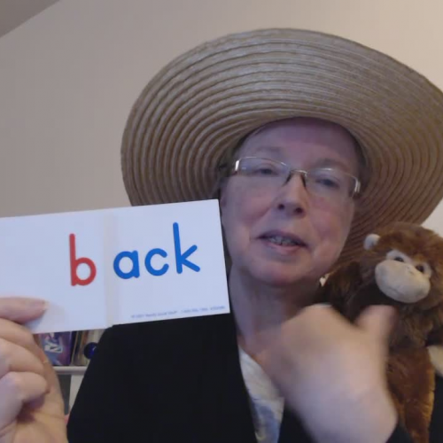 Mrs. Nichols and Tops the Monkey Introduces the 'ack' Word Family