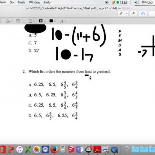 NSCAS practice 1 and 2