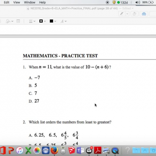 NSCAS practice