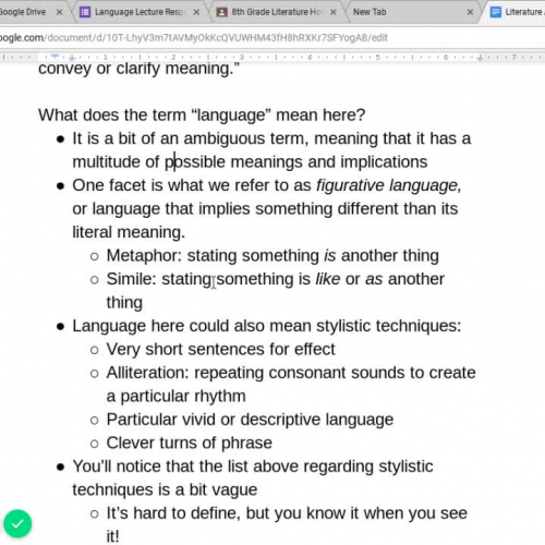 Language Lecture - Lee's Language in To Kill a Mockingbird