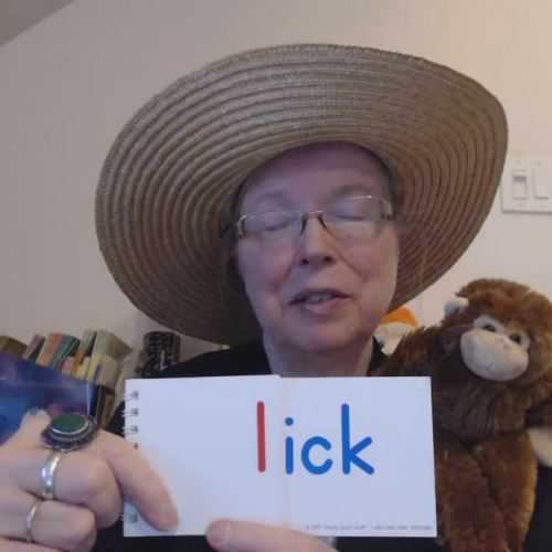 Mrs. Nichols and Tops the Monkey Introduces the 'ick' Word Family