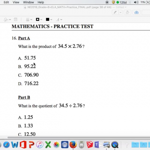 NSCAS practice 16