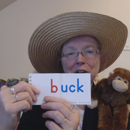 Mrs. Nichols and Tops the Monkey Introduces the 'uck' Word Family