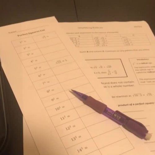 Simplifying Radical Expressions