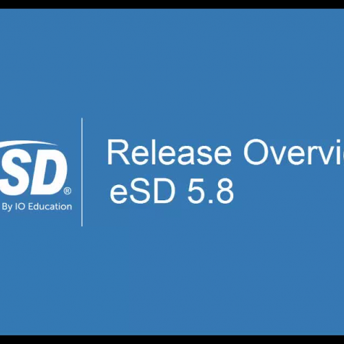 eSD 5.8 Release Overview