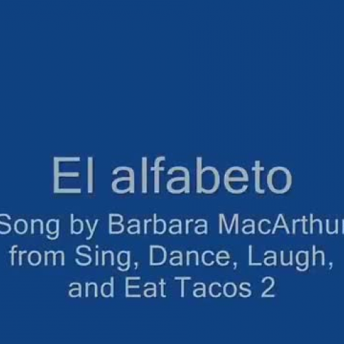 Spanish Alphabet Song