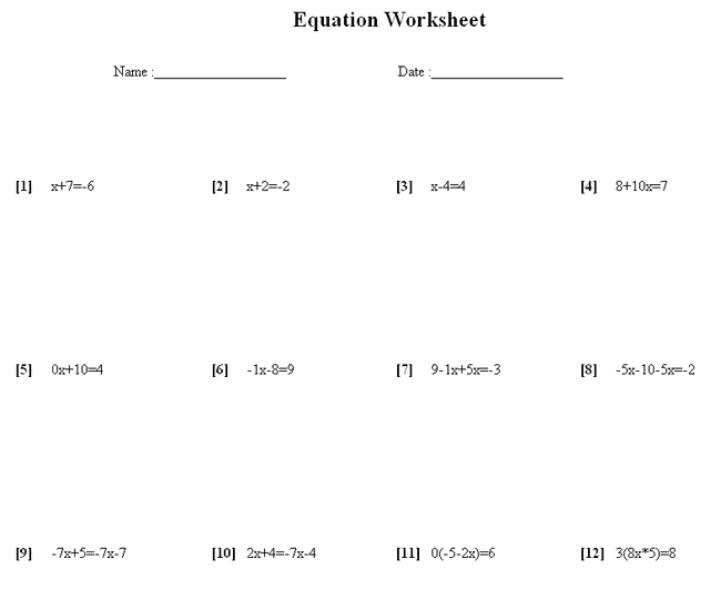 Algebra Problems And Worksheets Algebraic Long Division