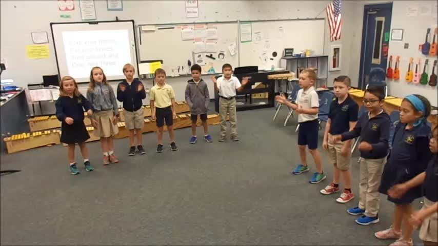 17-18 Ms. Winne's 2nd grade class "Clap Your Hands" by Hiller/Dupont