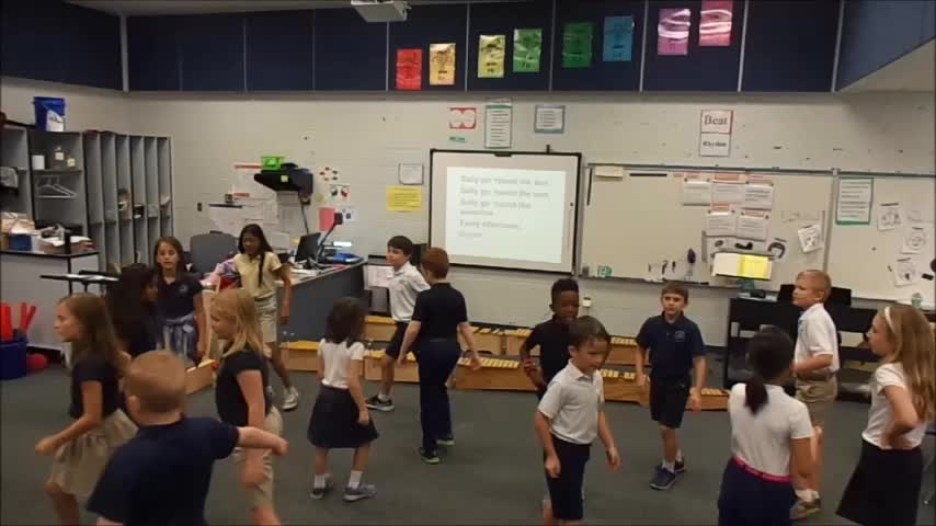 17-18 Ms. Montigny's 3rd grade class "Sally Go 'Round the Sun" canon