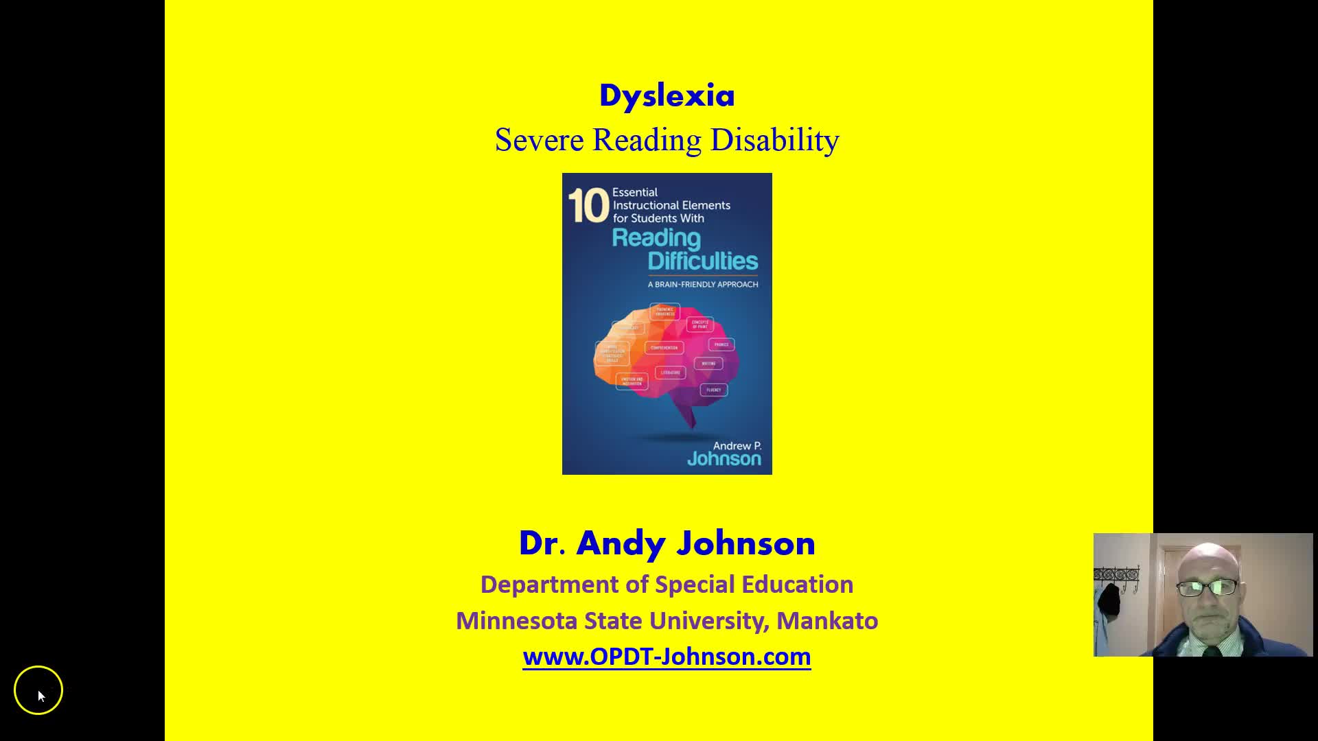 DYSLEXIA: SOME BACKGROUND INFORMATION