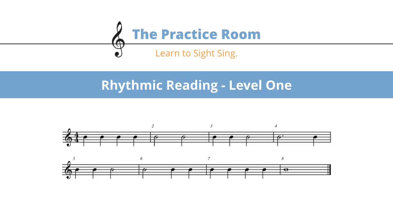 Rhythmic Reading Level One