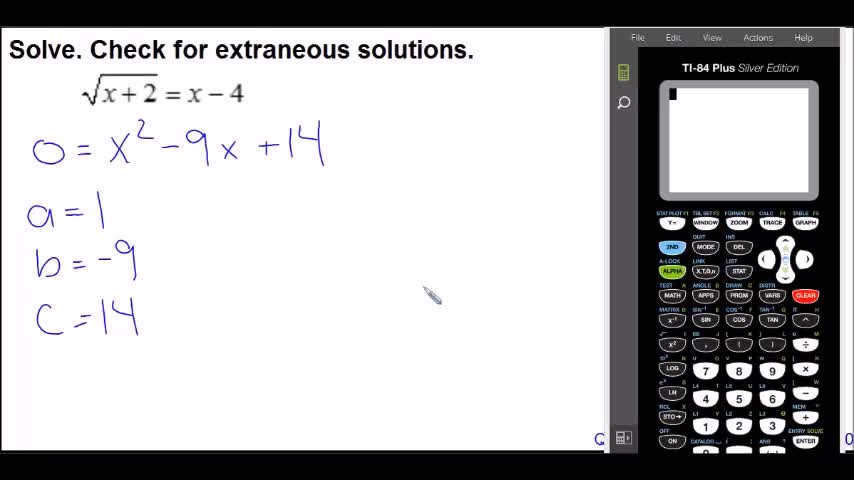 Solving Radical Equations PART 2 of 3