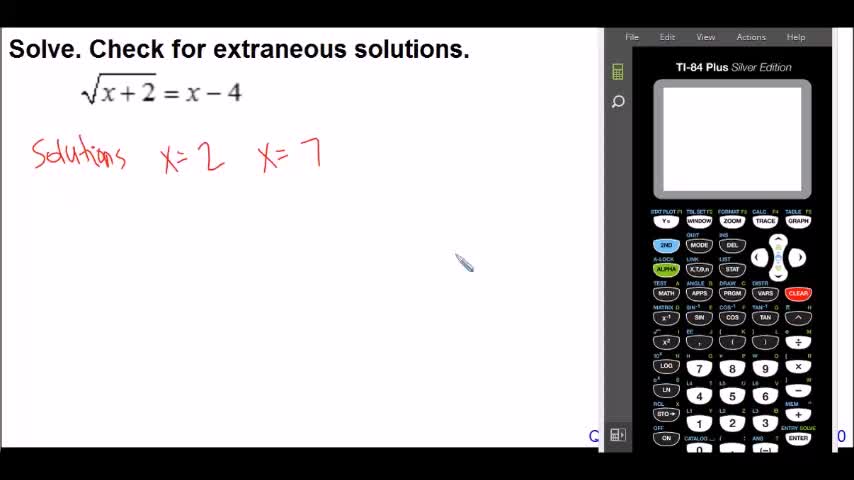 Solving Radical Equations PART 3 of 3