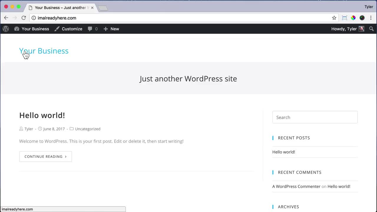 Create Your WordPress Navigation 13