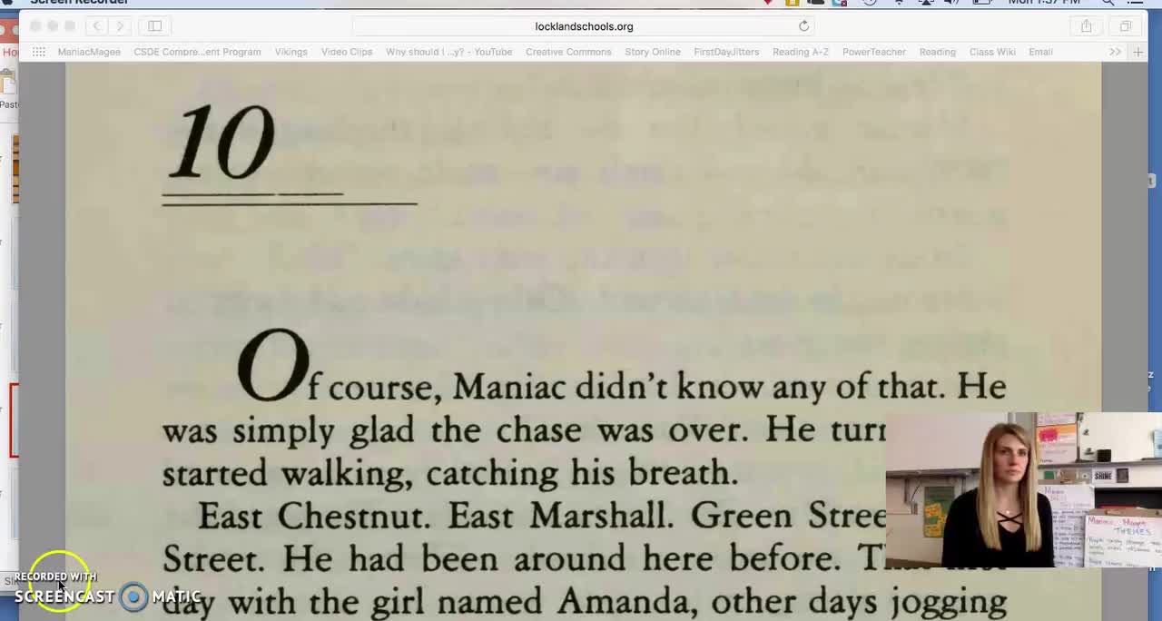 Maniac Magee Chapters 10-12