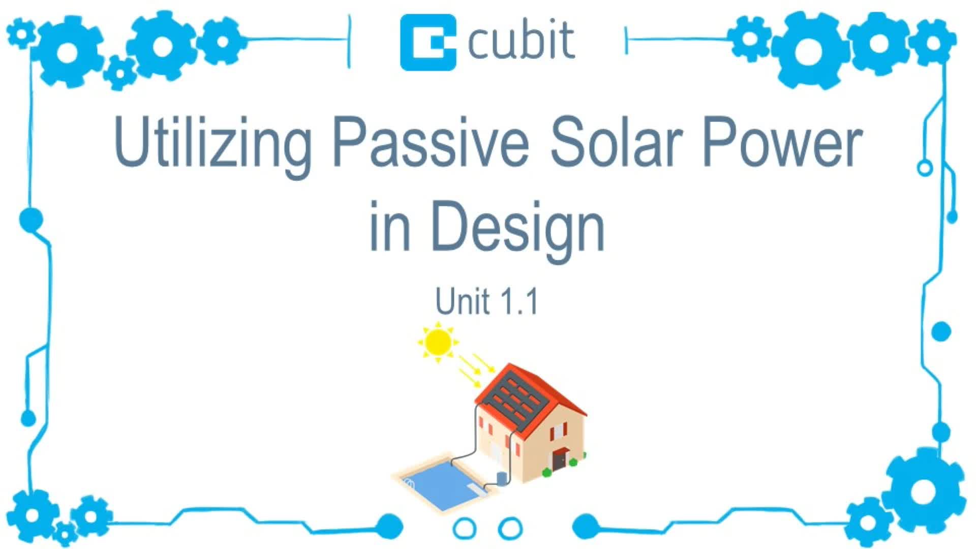 Lesson 1.1 Passive and active solar power