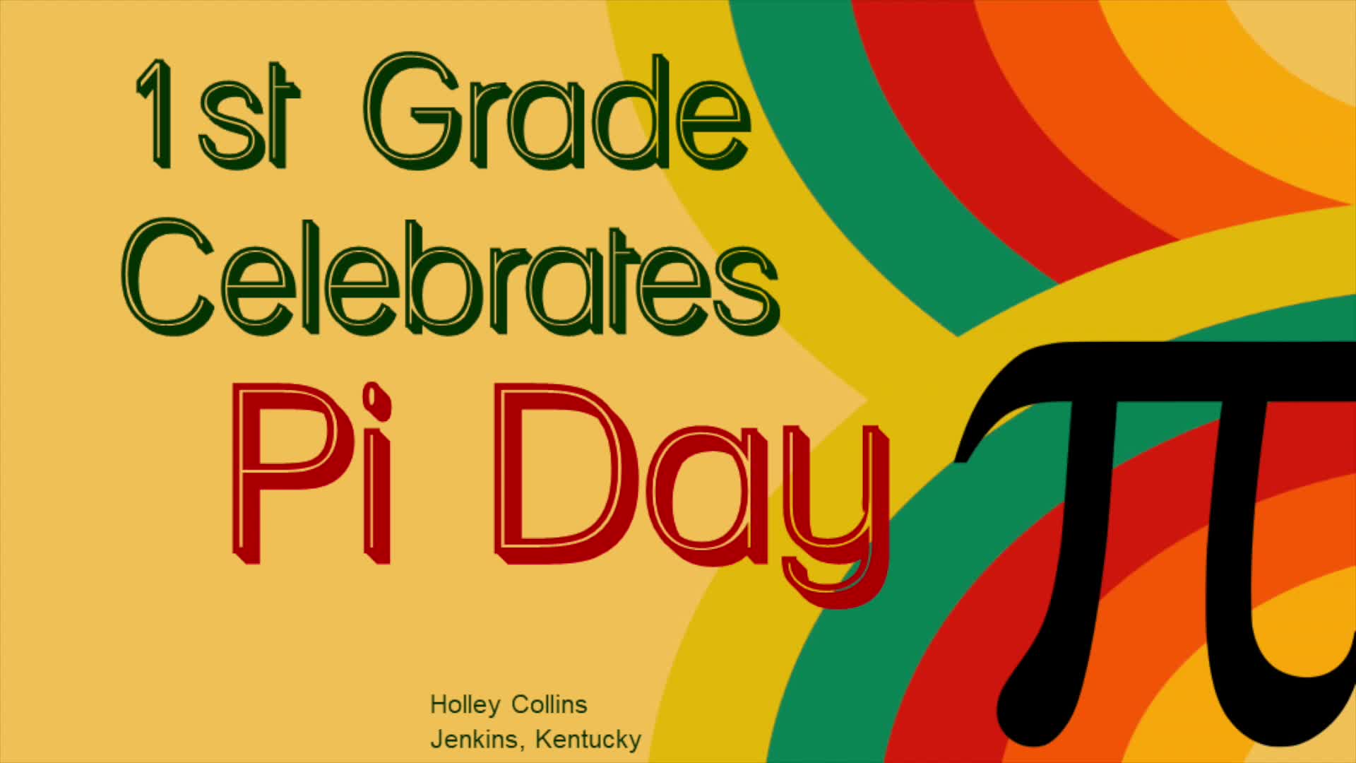 Pi Day in First Grade