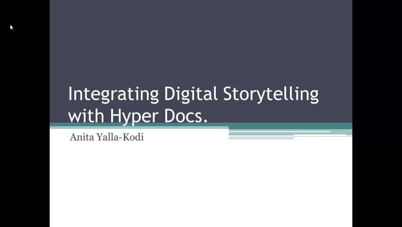 Integrating Storytelling using HyperDocs