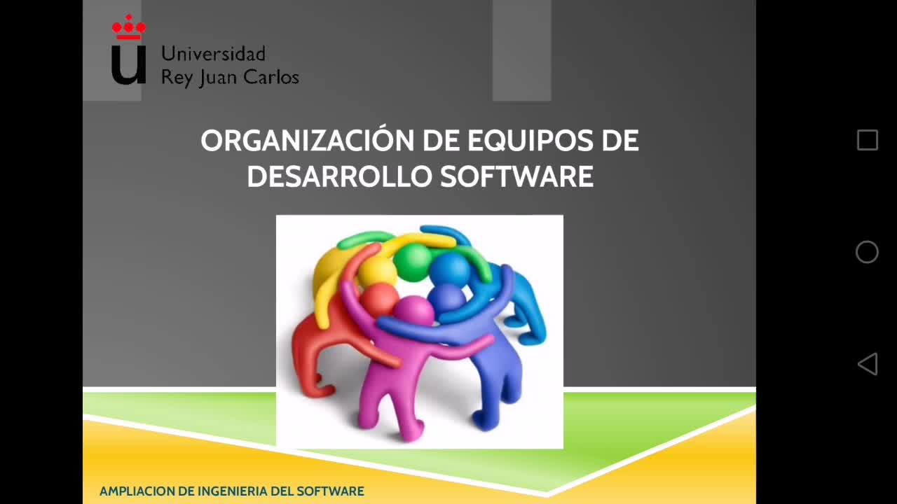 Organización de equipos de desarrollo software