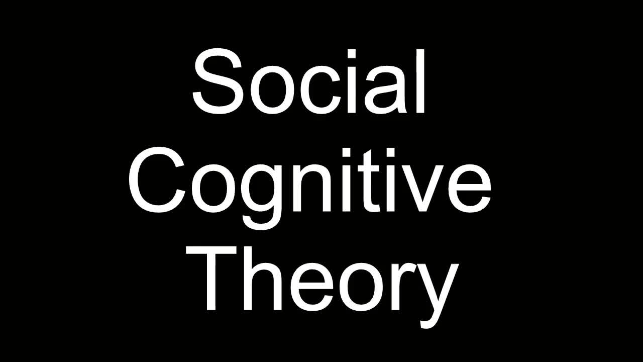 Social Cognitive Theory Run Down