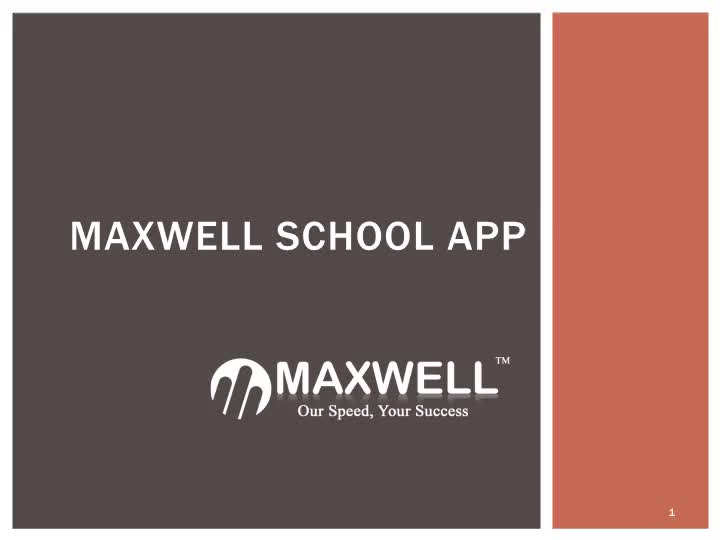 Mobile apps for school management -  Maxwellglobalsoftware