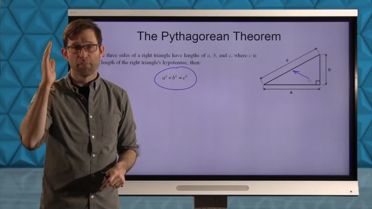 Common Core Geometry Unit 5 Lesson 6 The Pythagorean Theorem
