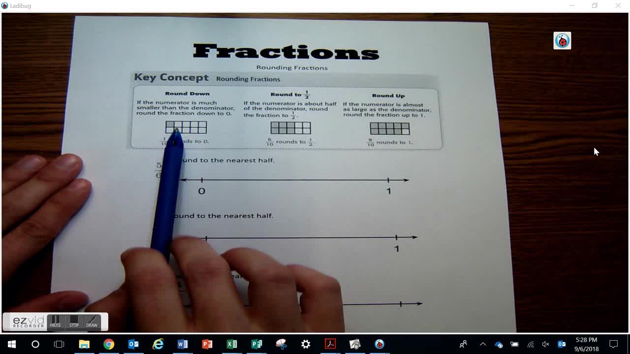 Rounding Fractions Day 28 