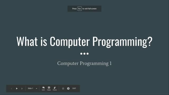 Computer Programming what is programming