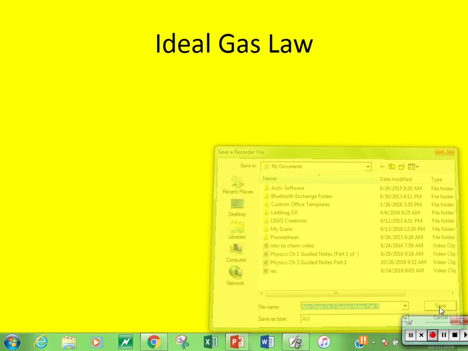 Ideal Gas Law