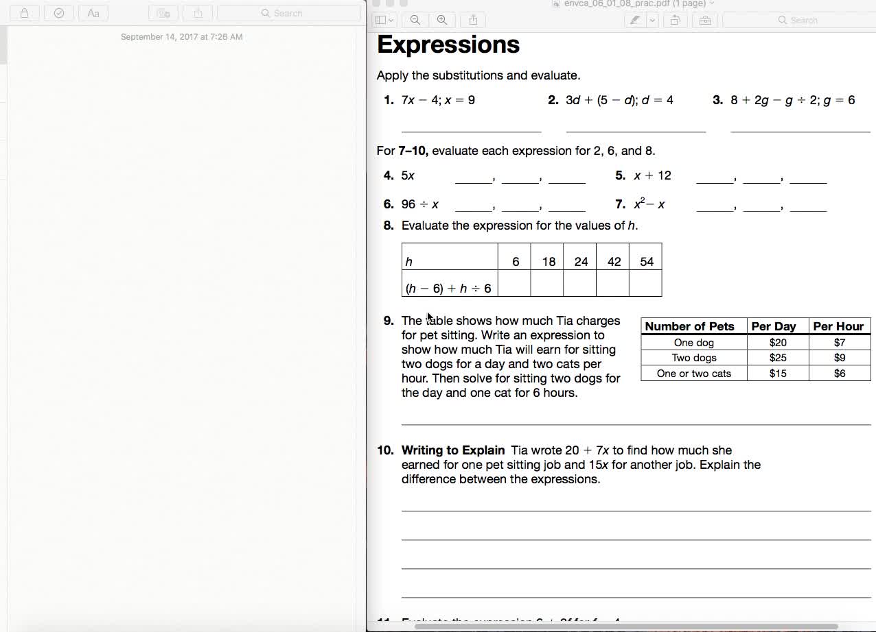 Topic 1-8 Practice Help