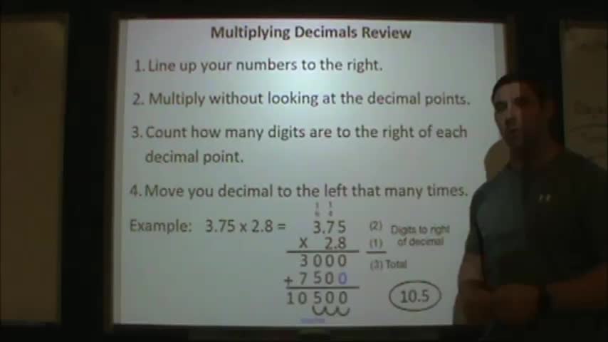 Multiplying Decimals