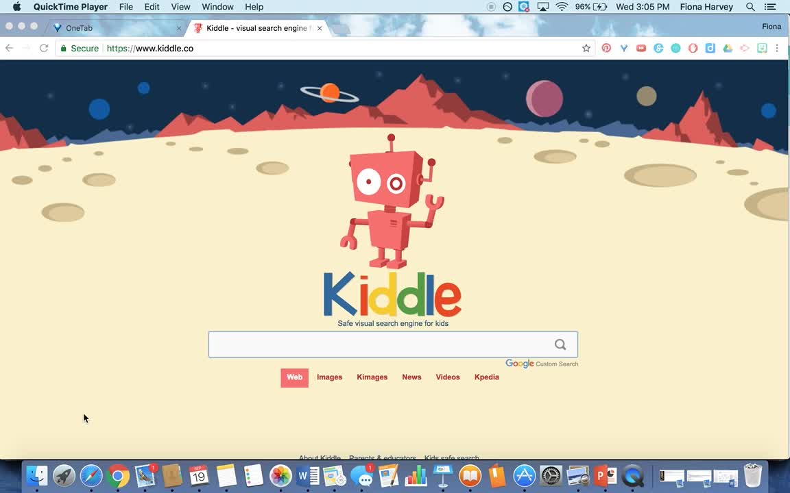 How to use Kiddle - searching for First Fleet resources