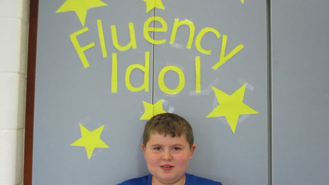 Fluency Idol 9-21-18 Tyler