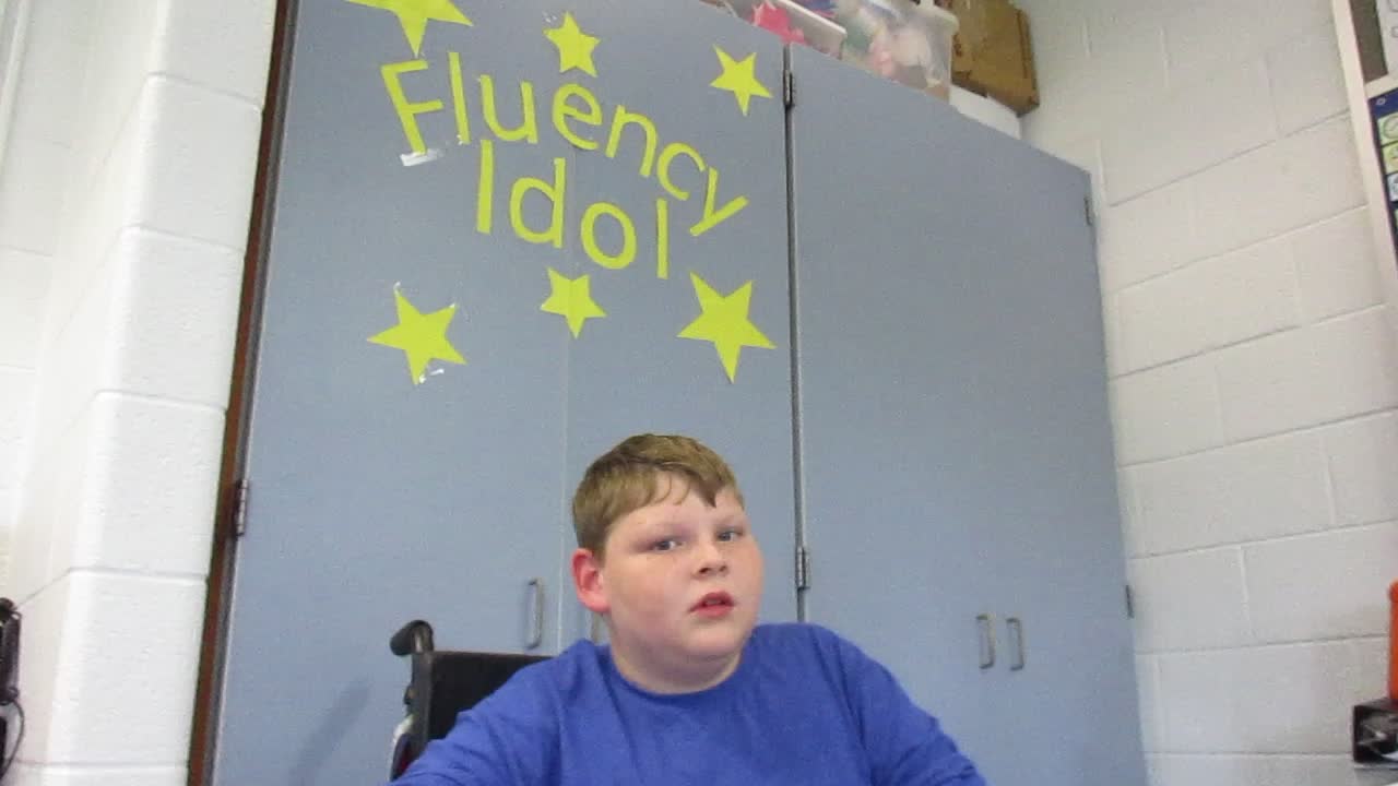 Fluency Idol 9-28-18 Gavin