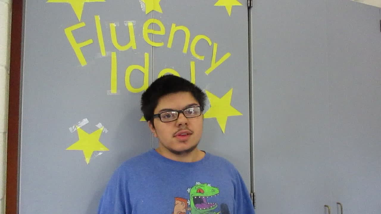 Fluency Idol 9-28-18 Luis