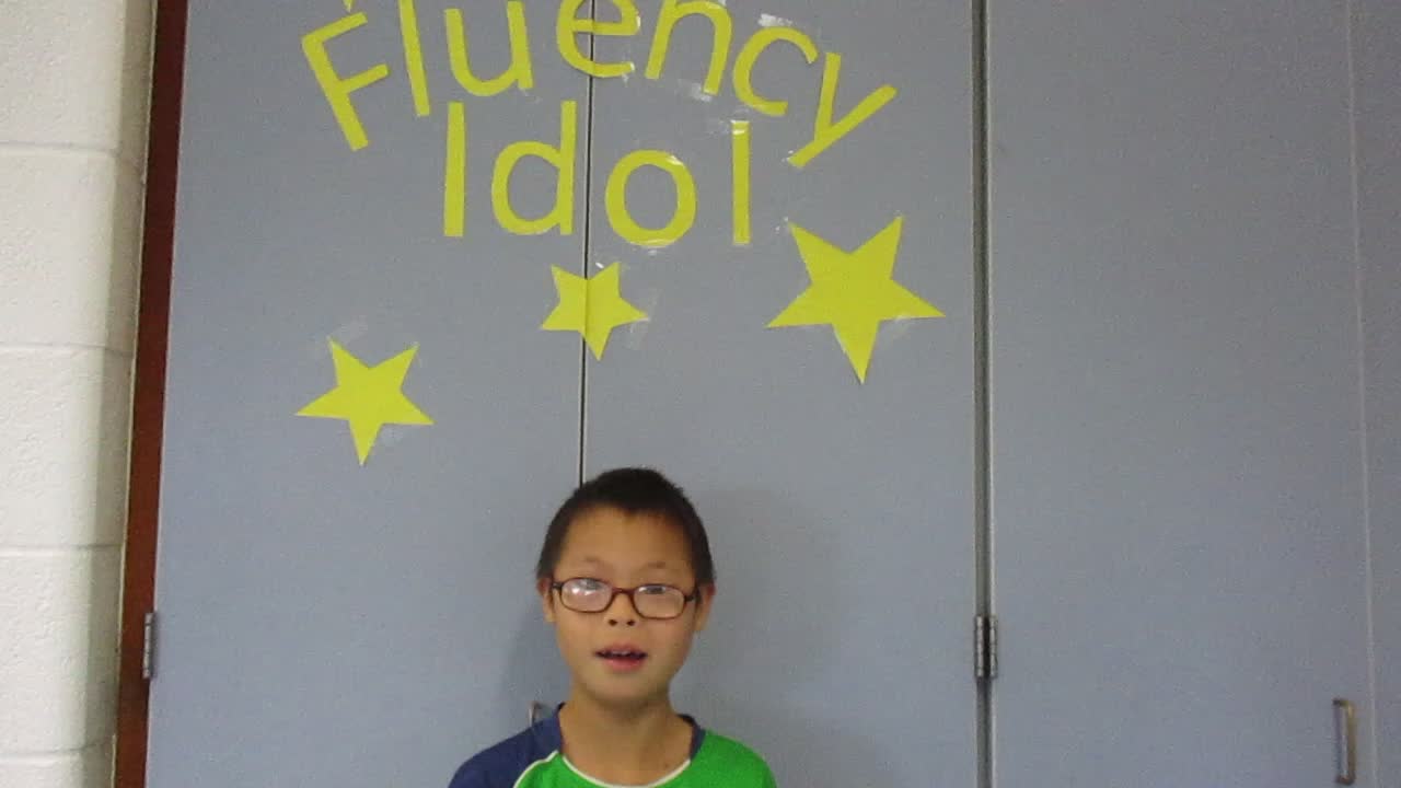Fluency Idol 10-5-18 Zi