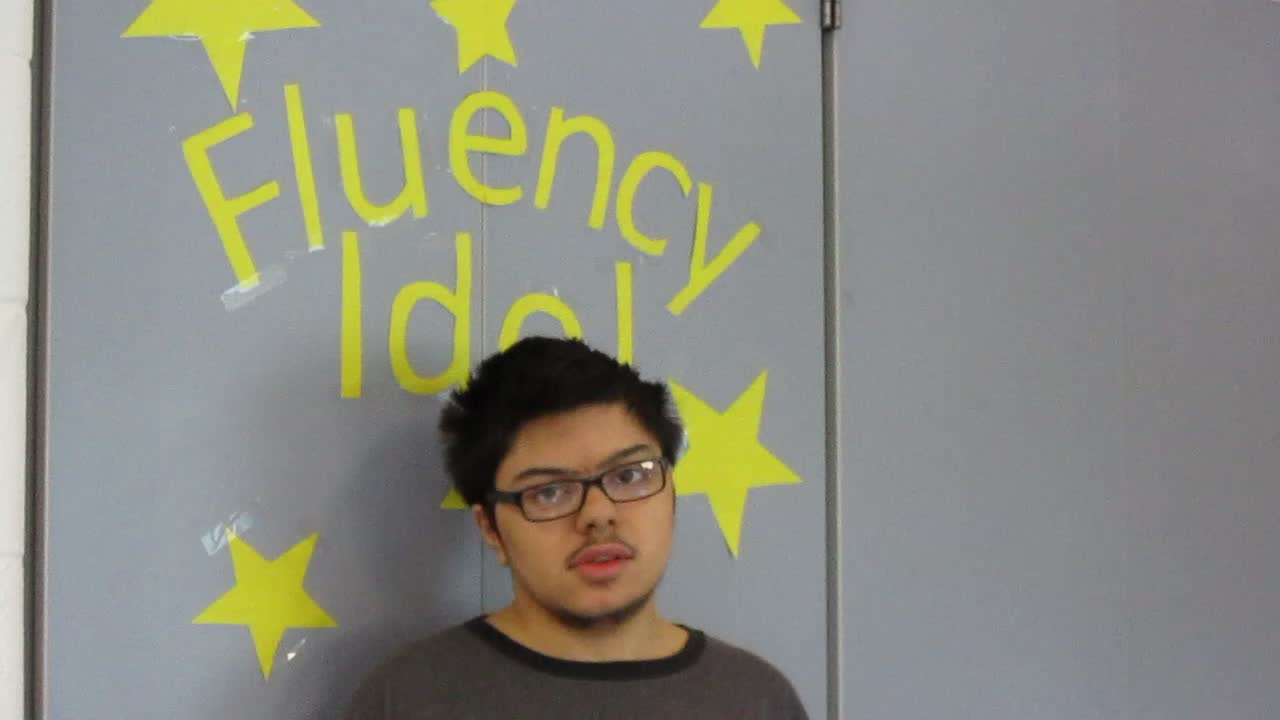 Fluency Idol 10-5-18 Luis