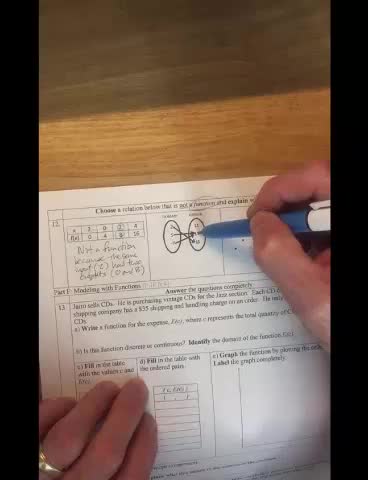 Algebra 1 Unit 2A Practice Test 2