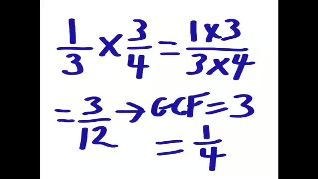 Multiplying Fractions