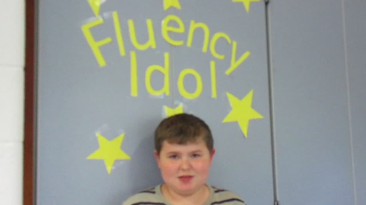Fluency Idol 10-12-18 Tyler