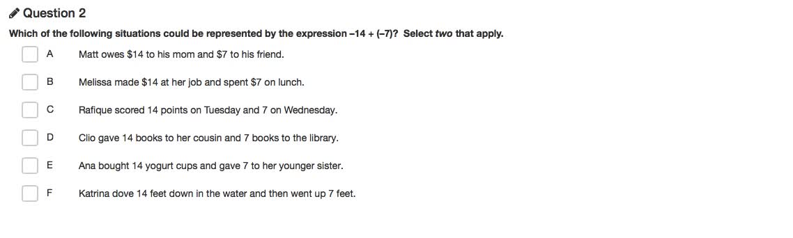 Common Assessment #2 Question 2