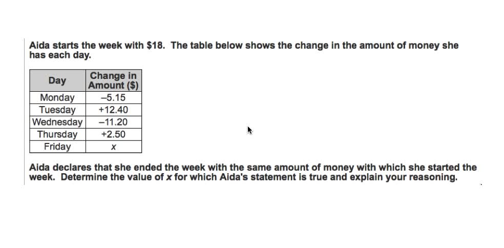 Common Assessment #2 Question 4