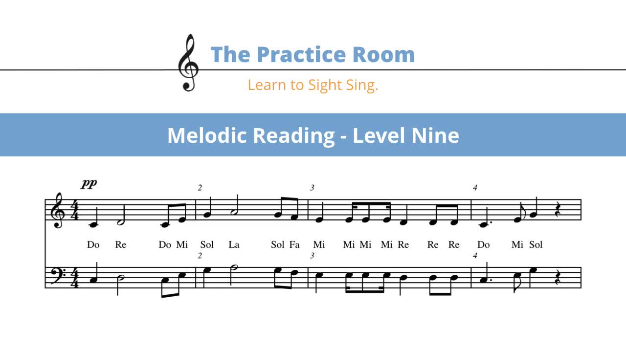 Melodic Reading Level Nine