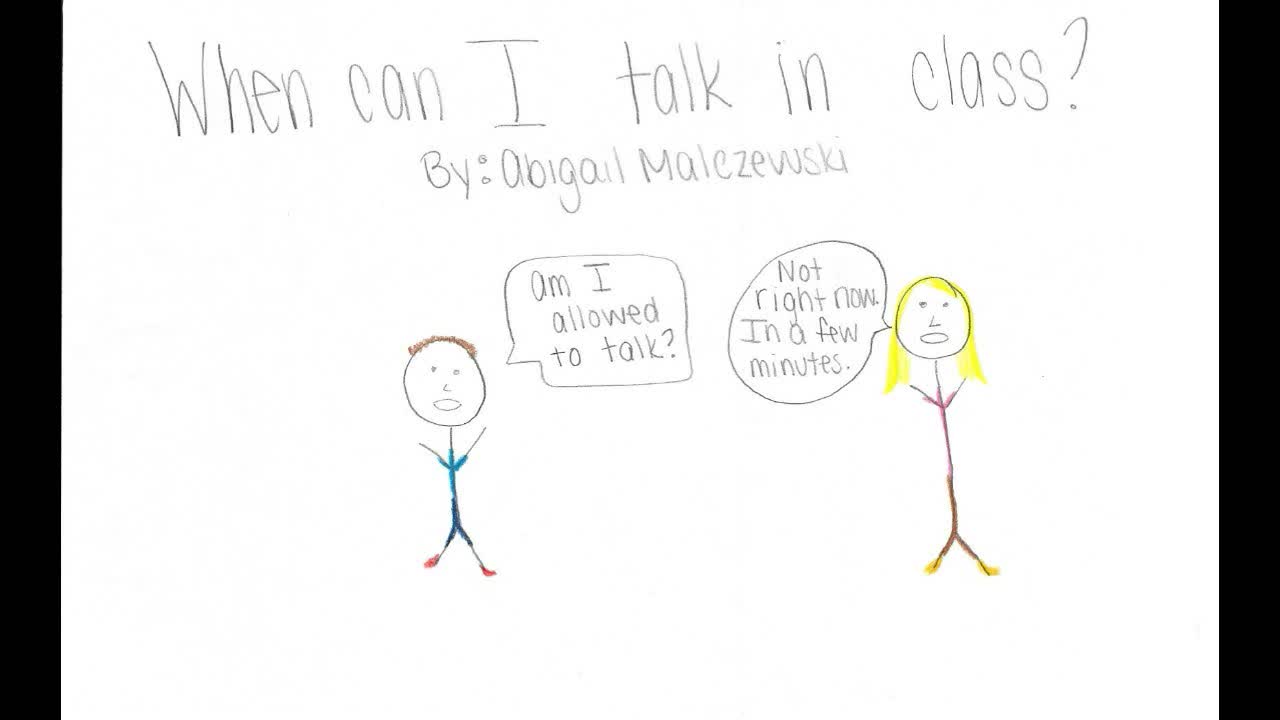 When Can I Talk in Class?: A Social Story