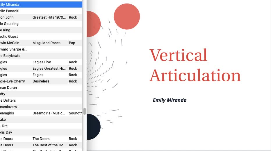 Vertical articulation